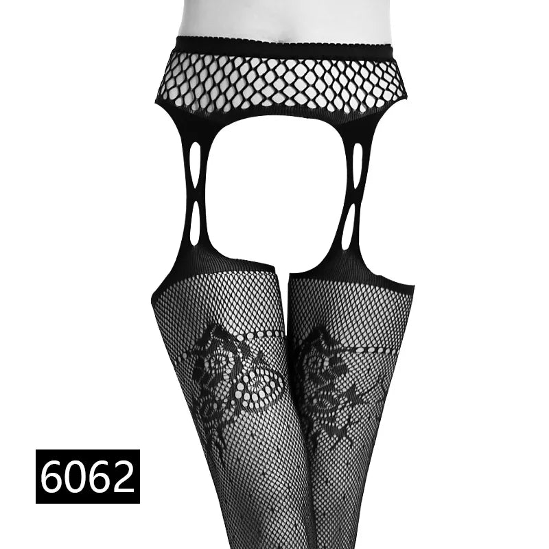 Unleash Your Inner Diva with Stunning Black Fishnet Stockings & Garter Belt! 💖🔥 #LingerieLove #Fashionista